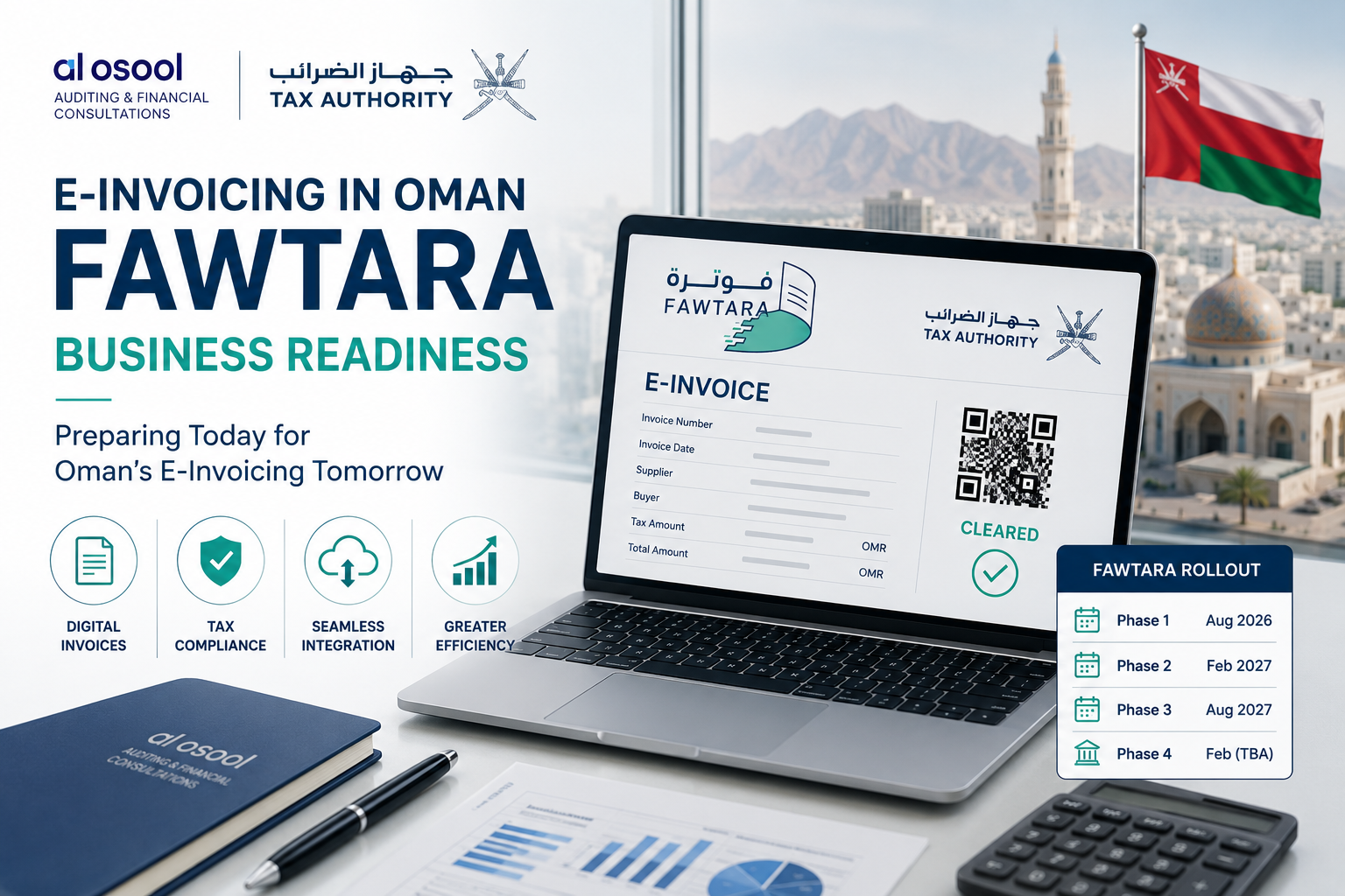 E-invoicing in Oman and Fawtara business readiness
